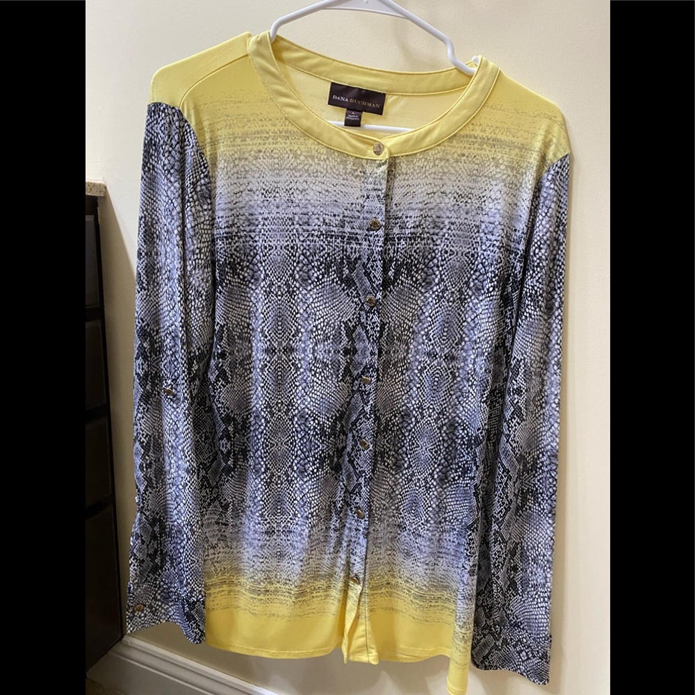Dana Buchman jersey blouse
